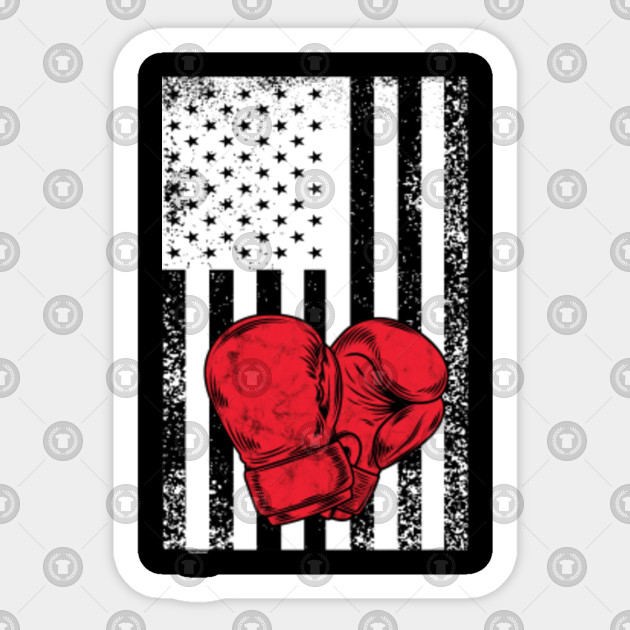American Flag Boxing Gloves
